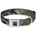 Load image into Gallery viewer, Ram Black/Silver Seatbelt Buckle Collar - Mossy Oak Break-Up Infinity

