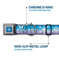 Load image into Gallery viewer, Frozen II Snowflake Full Color Blue/White Seatbelt Buckle Collar - Frozen II Snowflakes Blues/Purples/White
