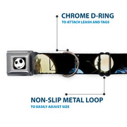 Jack Expression2 Full Color Seatbelt Buckle Collar - NBC Jack & Sally Moon Scenes