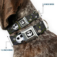 Load image into Gallery viewer, Jack Expression4 Full Color Seatbelt Buckle Collar - NBC Jack Expressions/Halloween Elements Gray
