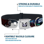 Jack Expression6 Full Color Seatbelt Buckle Collar - NBC Jack, Oogie Boogie, Santa Scene