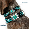 Load image into Gallery viewer, Princess Gem Full Color Turquoise Seatbelt Buckle Collar - Aladdin A WHOLE NEW WORLD/Story Script
