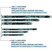 Princess Gem Full Color Turquoise Seatbelt Buckle Collar - Aladdin A WHOLE NEW WORLD/Story Script