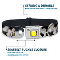 Load image into Gallery viewer, Princess Gem CLOSE-UP Full Color Yellow Seatbelt Buckle Collar - Villains Hexing Princess' Scenes Color/Black/White
