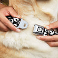 Load image into Gallery viewer, Jack Expression9 Full Color Seatbelt Buckle Collar - NBC Jack Expressions Scattered Black/White
