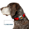 Load image into Gallery viewer, Lion King Paw Full Color Black Gold Seatbelt Buckle Collar - Mufasa & Simba JUST CAN'T WAIT TO BE KING/Family Silhouette
