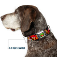 Load image into Gallery viewer, Kermit Face Full Color Black Seatbelt Buckle Collar - Muppets Faces Black
