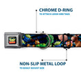 Load image into Gallery viewer, TOY STORY Logo Full Color Black Seatbelt Buckle Collar - Toy Story Characters Running Denim Rays
