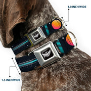 Lightyear Star Command Wings Logo Full Color Black/White Seatbelt Buckle Collar - BUZZ LIGHTYEAR Hyper Speed Spaceship Black/Multi Color