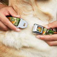Load image into Gallery viewer, Bambi Face CLOSE-UP Full Color Gray Seatbelt Buckle Collar - Bambi & Friends Scene
