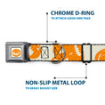 Load image into Gallery viewer, The Nightmare Before Christmas Pumpkin Ivory/Orange Seatbelt Buckle Collar - The Nightmare Before Christmas Jack Pose and Pumpkins Collage Ivory/Orange/Black
