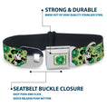 Load image into Gallery viewer, Mickey Mouse St. Patrick's Day Shamrock Full Color Greens Seatbelt Buckle Collar - Mickey Mouse St. Patrick's Day LUCKY ME Leprechaun Pose and Shamrocks Greens
