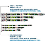 Maleficent Face2 Full Color Light Pink Glow Seatbelt Buckle Collar - Princess Aurora & Maleficent Scenes