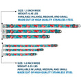 Load image into Gallery viewer, The Little Mermaid Ariel Silhouette Pose Full Color White/Multi Color Seatbelt Buckle Collar - The Little Mermaid Flounder and Sebastian Under the Sea Greens
