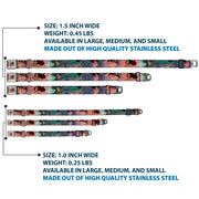 Pocahontas Colors of the Wind Full Color Seatbelt Buckle Collar - Pocahontas & John Smith Scenes