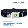 Load image into Gallery viewer, Monster Wide Eye Full Color Seatbelt Buckle Collar - Monsters University Sully & Mike Poses/GRRRRR!
