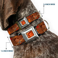 Load image into Gallery viewer, Pinocchio CLOSE-UP Full Color Wood Grain Seatbelt Buckle Collar - Pinocchio Poses Black/White/Multi Color
