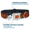 Load image into Gallery viewer, Pinocchio CLOSE-UP Full Color Wood Grain Seatbelt Buckle Collar - Pinocchio Poses Black/White/Multi Color

