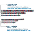 Load image into Gallery viewer, Stitch Smiling CLOSE-UP Full Color Black Seatbelt Buckle Collar - Stitch 6-Expressions Tropical Flora Burgundy Reds/Greens
