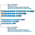 Load image into Gallery viewer, FROZEN Logo Full Color Blues Seatbelt Buckle Collar - Frozen Character Poses Blues

