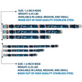 Load image into Gallery viewer, Frozen Snowflake Full Color Blue White Seatbelt Buckle Collar - Elsa the Snow Queen Poses/Snowflakes LET IT GO Blues/White
