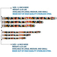 Load image into Gallery viewer, Mad Hatter Face Full Color Seatbelt Buckle Collar - Mad Hatter's Tea Party Poses
