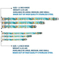Load image into Gallery viewer, Frozen Sun Full Color Blue/Yellows Seatbelt Buckle Collar - Olaf Summertime Snapshots
