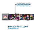 Load image into Gallery viewer, Alice/Cards Full Color Pinks Seatbelt Buckle Collar - Alice in Wonderland Kaleidoscope Scenes
