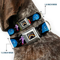 Load image into Gallery viewer, INSIDE OUT Rainbow Full Color Black/White/Multi Color Seatbelt Buckle Collar - INSIDE OUT/Emotion Expressions/EVERY DAY IS FULL OF EMOTIONS
