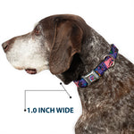 Scattered Candy Full Color Purples Seatbelt Buckle Collar - BING BONG Poses/Candy Purples/Multi Color