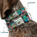 Load image into Gallery viewer, Mowgli Riding Baloo Full Color Seatbelt Buckle Collar - The Jungle Book Scenes
