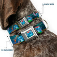 Load image into Gallery viewer, Stitch Hula Pose Full Color Seatbelt Buckle Collar - Stitch Hula Dance 5-Poses
