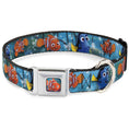 Load image into Gallery viewer, Nemo Smiling Full Color Seatbelt Buckle Collar - Nemo & Dory Poses
