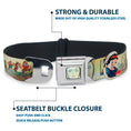 Load image into Gallery viewer, Evil Queen Face CLOSE-UP Full Color Seatbelt Buckle Collar - Snow White/Dwarves/Old Witch/Evil Queen Scenes
