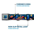 Load image into Gallery viewer, Dory Pose Full Color Seatbelt Buckle Collar - Dory Poses & Friends Under the Sea
