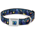 Load image into Gallery viewer, Dory Pose Full Color Seatbelt Buckle Collar - Dory Poses & Friends Under the Sea
