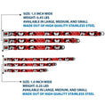 Load image into Gallery viewer, Heart Full Color Black/Red Seatbelt Buckle Collar - Mickey & Minnie HUGS & KISSES Poses Reds/White
