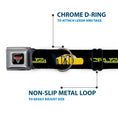 Load image into Gallery viewer, CARS 3 Emblem Full Color Black Silver Red Seatbelt Buckle Collar - Cars 3 CRUZ Car Profile Black/Blue/Yellow
