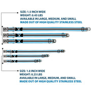 Alice Silhouette Cameo Pose Black White Seatbelt Buckle Collar - Alice in Wonderland Stripe/Bow Silhouette Blue/Black/White