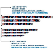 Ariel CLOSE-UP Full Color Seatbelt Buckle Collar - The Little Mermaid Ariel & Ursula Scenes