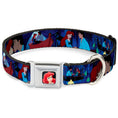 Load image into Gallery viewer, Ariel CLOSE-UP Full Color Seatbelt Buckle Collar - The Little Mermaid Ariel & Eric Boat Scenes
