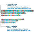 Load image into Gallery viewer, Ariel CLOSE-UP Full Color Seatbelt Buckle Collar - Ariel, Sebastian & Flounder Scene2
