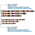 Load image into Gallery viewer, Alice CLOSE-UP Full Color Seatbelt Buckle Collar - Alice's Encounters in Wonderland
