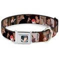 Load image into Gallery viewer, Snow White Full Color Black Seatbelt Buckle Collar - Snow White Scenes
