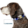Load image into Gallery viewer, Cinderella CLOSE-UP Full Color Seatbelt Buckle Collar - Cinderella Transformation Blue Fade

