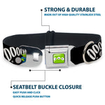 Toy Story Alien Eyes Full Color Green/Black/White Seatbelt Buckle Collar - Toy Story 3-Aliens OOOOOHHH Black/White/Gray