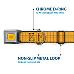 Toy Story Woody Cowboy Buckle Logo Full Color Golds Seatbelt Buckle Collar - Toy Story Woody Bounding Plaid Shirt Gold/Red
