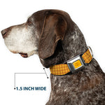 Toy Story Woody Cowboy Buckle Logo Full Color Golds Seatbelt Buckle Collar - Toy Story Woody Bounding Plaid Shirt Gold/Red