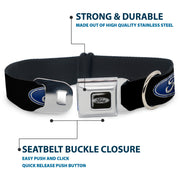Ford Emblem Seatbelt Buckle Collar - Ford Oval Logo REPEAT