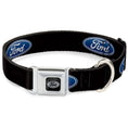 Load image into Gallery viewer, Ford Emblem Seatbelt Buckle Collar - Ford Oval Logo REPEAT
